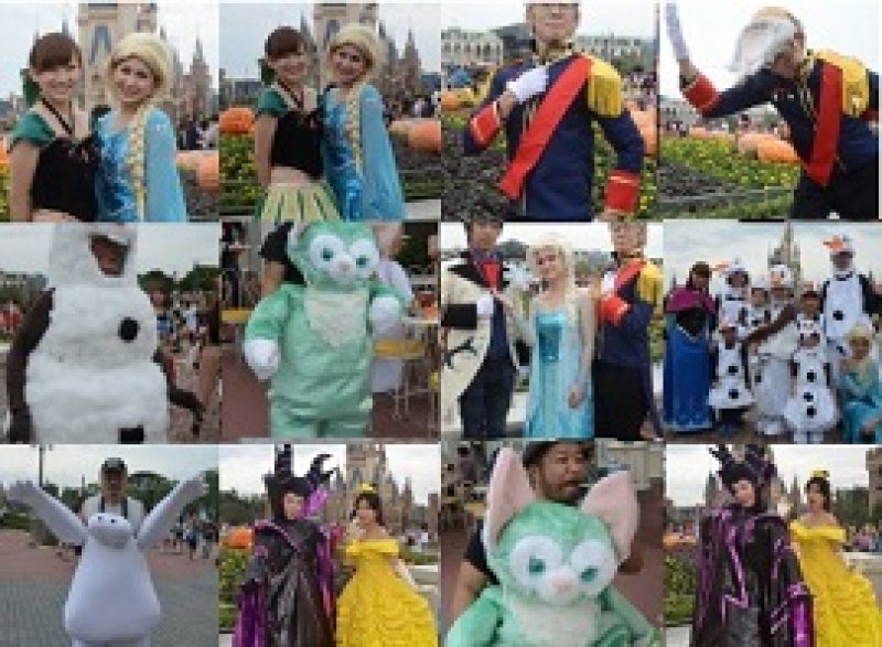 アナ雪だけじゃない！　マレフィセント、ジェラトーニ、ベイマックスも＝８日、東京ディズニーランド　ちばとぴ編集部撮影