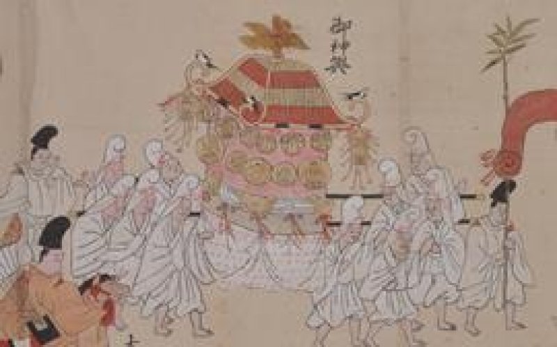 「香取神宮神幸祭絵巻」（多田家本）部分＝香取神宮蔵