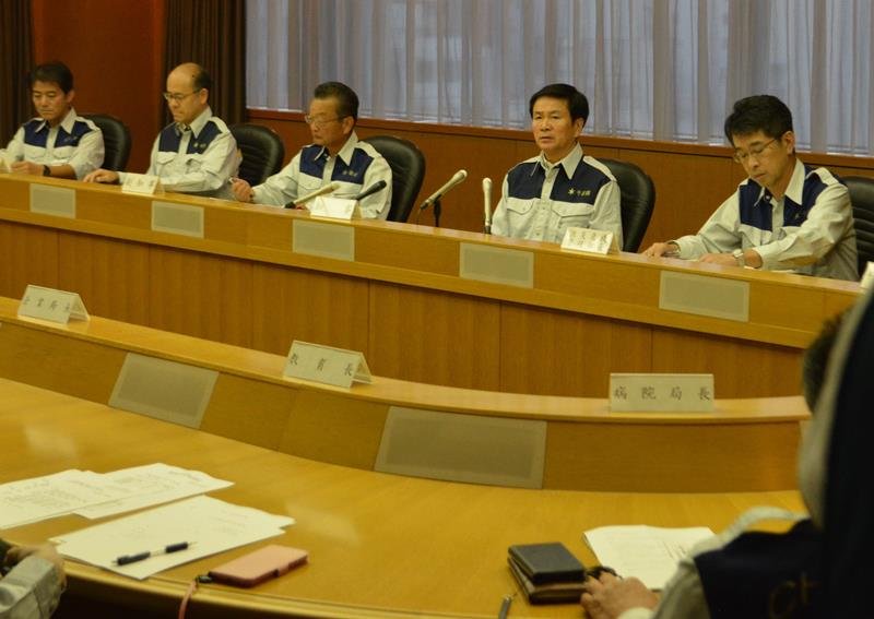 台風１５号直撃から４日後に千葉県が開いた３回目の災害対策本部会議。大規模停電の長期化や住宅被害の深刻さを受けて体制を強化した＝９月１３日
