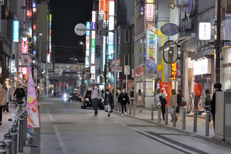 まん延防止等重点措置の対象に追加される千葉市中央区の繁華街
