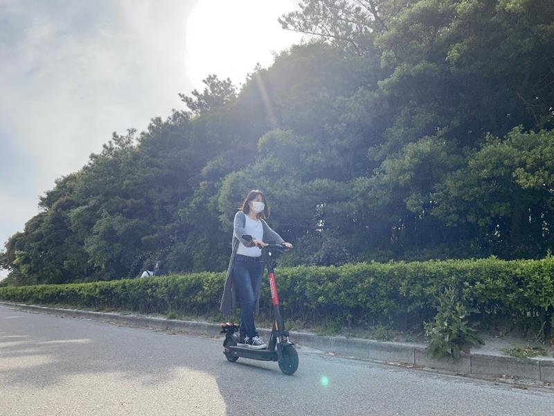 電動ボードをシェア　街の回遊性向上へ実証実験　千葉市・幕張新都心