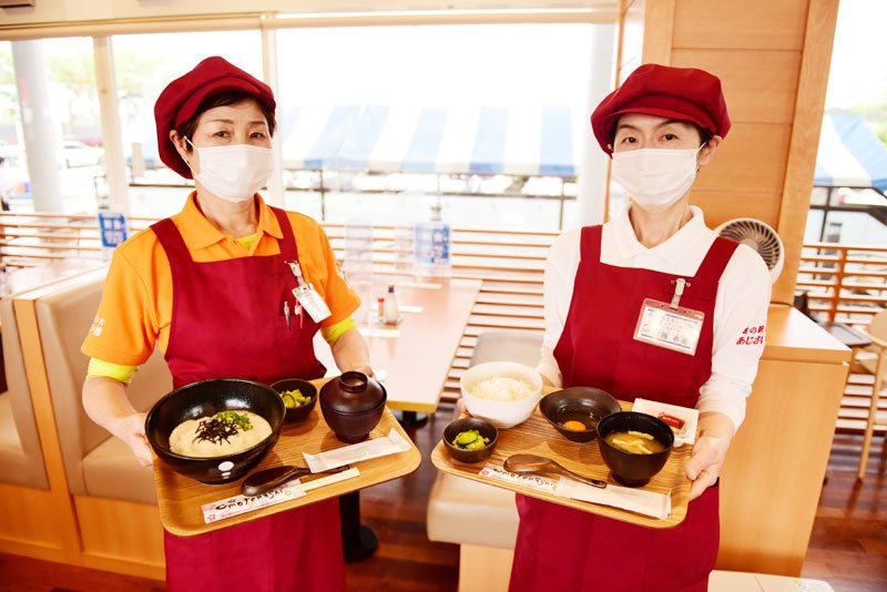 キッチンＴＡＫＯで２種類のモーニングメニューが提供されている＝多古町の道の駅多古あじさい館

