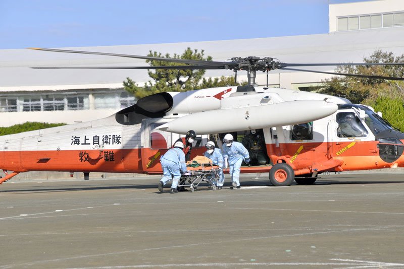 南海トラフ地震想定し防災訓練　津波の避難経路や救助手順など確認　館山市、内閣府などと共催