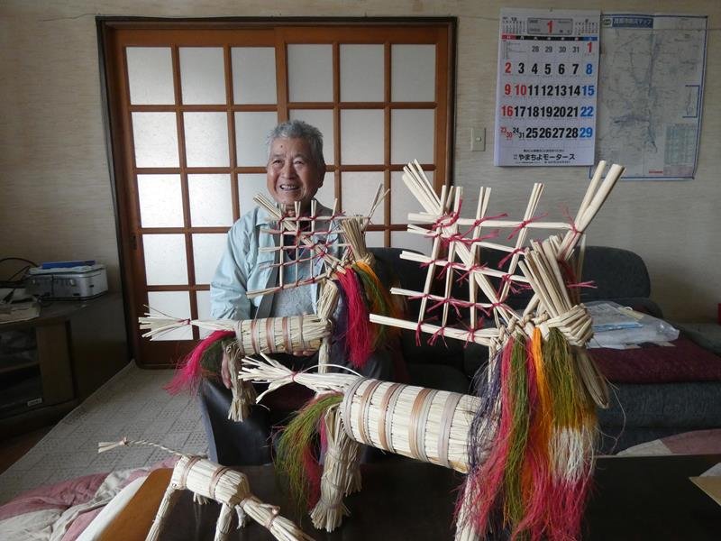 「材料をそろえるのが難しくなった」と話す斉藤さん＝茂原市大芝