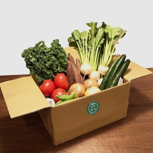 新鮮な市内農産物が詰まった「千葉市つくたべＢＯＸ」（イメージ、市提供）
