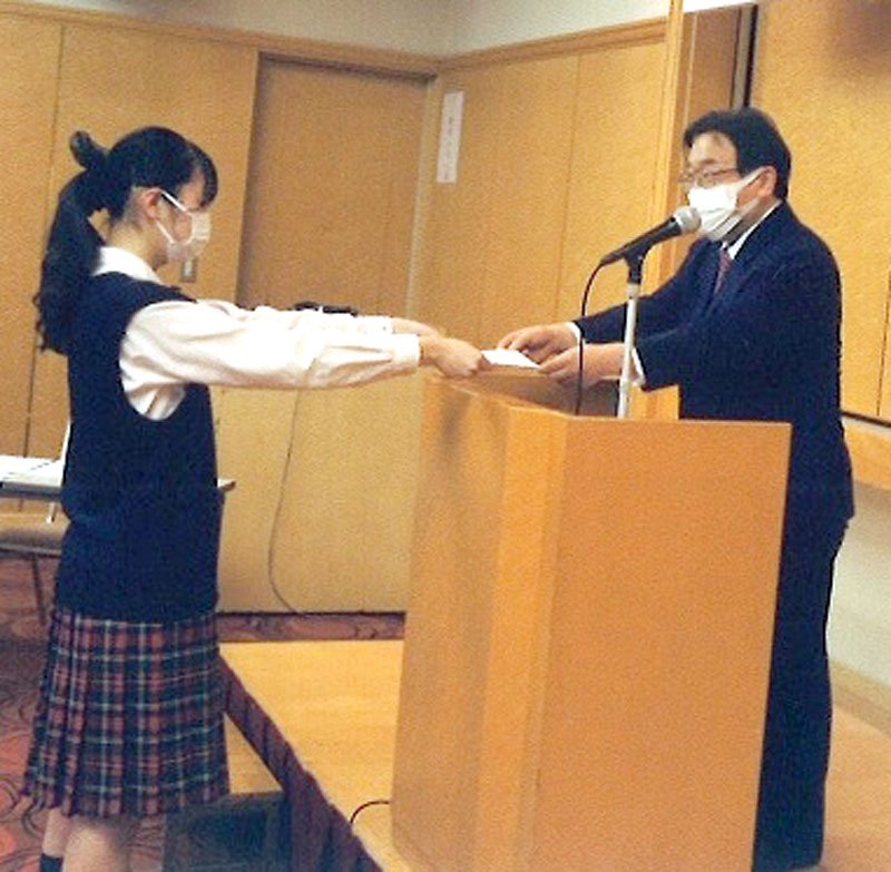安田教育振興会の２０２２年度新奨学生決定通知書交付式