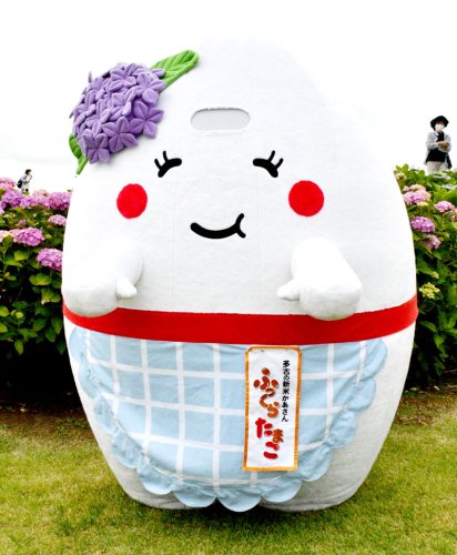 多古町のマスコットキャラクター「ふっくらたまこ」