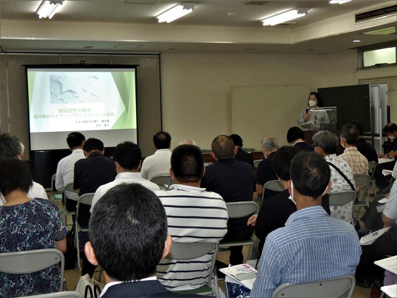 天然ガスを活用したまちづくりを議論したシンポジウム＝茂原市
