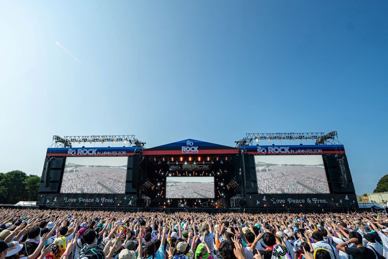 ２０１９年のロック・イン・ジャパン・フェスティバルの様子（Ｃ）ＲＯＣＫ　ＩＮ　ＪＡＰＡＮ　ＦＥＳＴＩＶＡＬ　２０１９