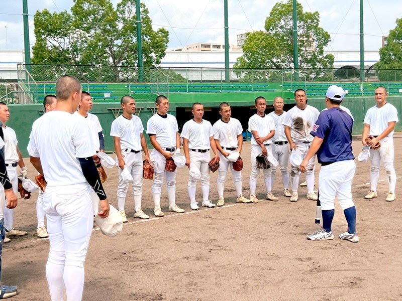 主砲は元ダンス少年？　通算３０発捕手の片野　【市船　２０２２甲子園】