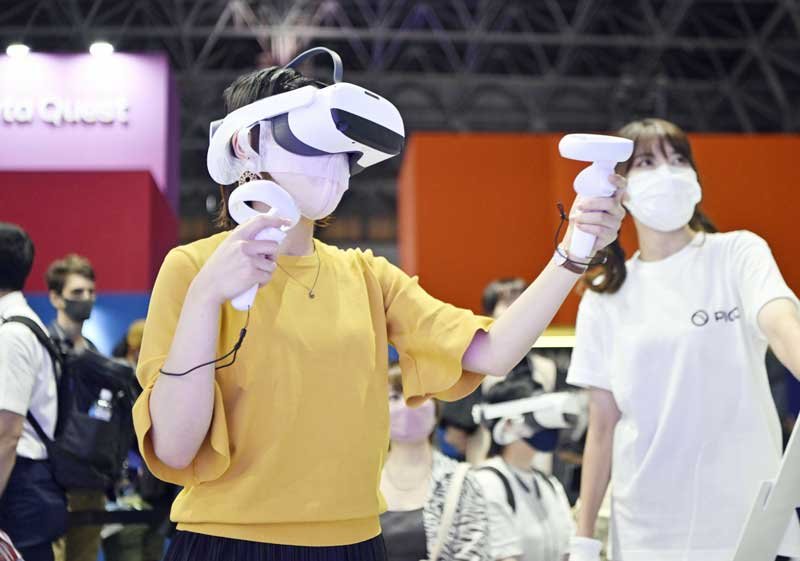 東京ゲームショウ、幕張メッセで開幕　３年ぶり一般公開　ＶＲ、メタバースなど最新技術が集結