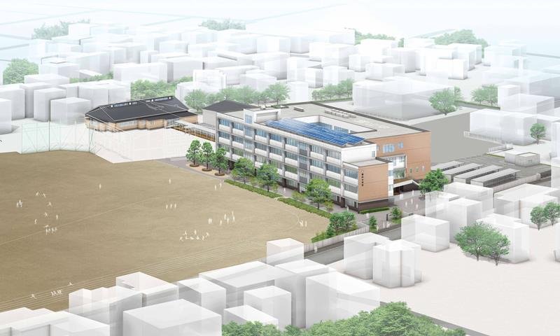 コンセプトは「アクティビティが見える学校」　館山中、新校舎建設へ工事契約　２０２５年開校目指す