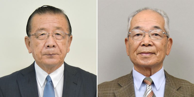 （左から届け出順）北村新司氏、桜田秀雄氏