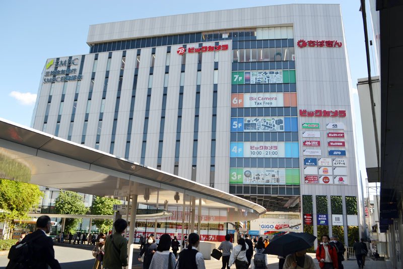 ＪＲ千葉駅東口にオープンし話題になった「ビックカメラ」はランキング２位