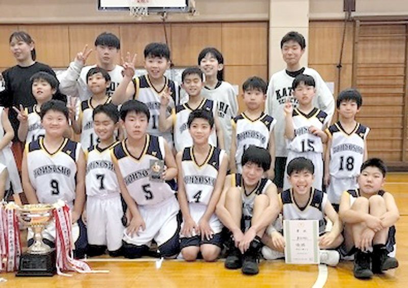 東庄ＭＢＣ男女制す　男子初、女子連覇　香取ミニバスケ新人大会