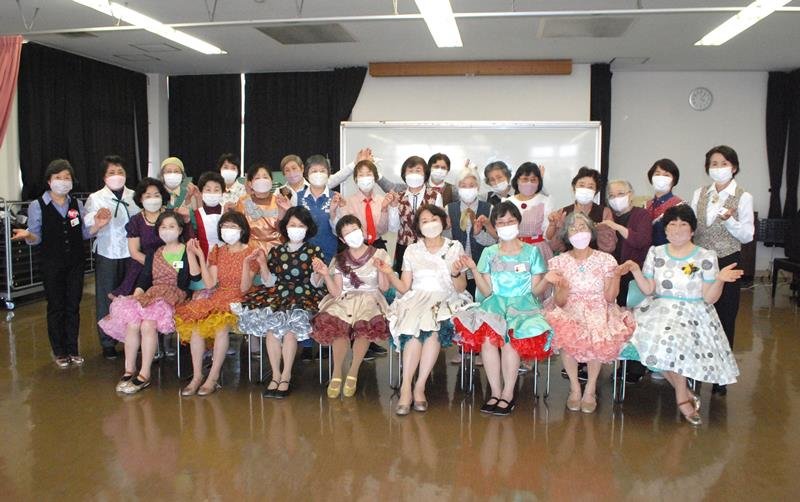 今春も新たな仲間を募集するパンジースクエアーズ＝船橋市の小室公民館
