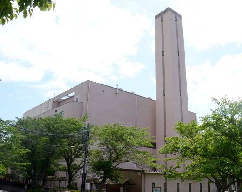 現在のごみ処理施設の東金市外三市町環境クリーンセンター＝東金市三ケ尻