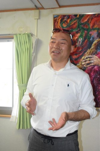愛する街とアート結ぶ　作品展示、仮設住宅でも　「あさひの芸術祭」実行委代表斉藤俊一さん（５３）＝旭市在住＝　【千葉県誕生１５０年　ミライのちば人】