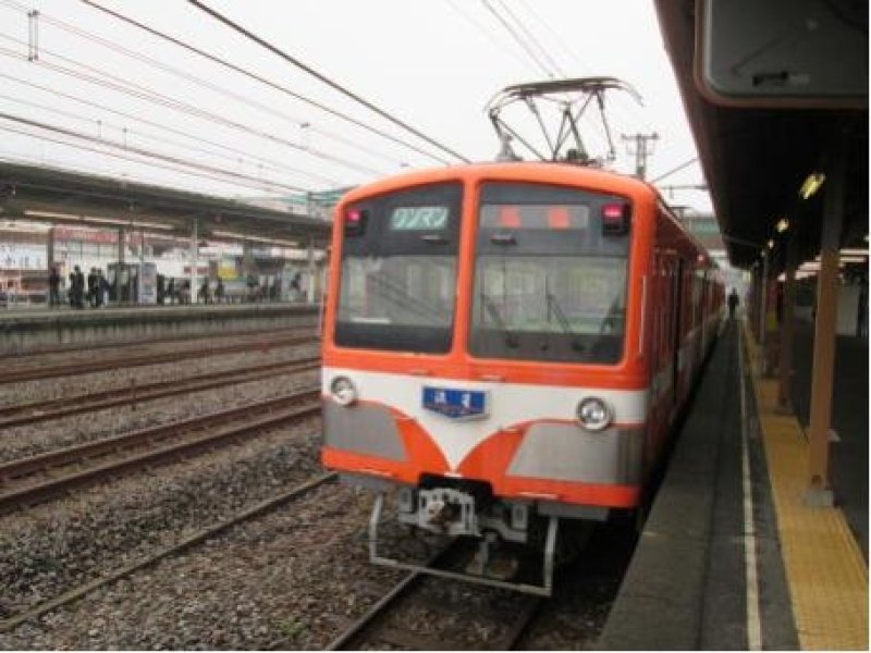 流鉄の流山線電車