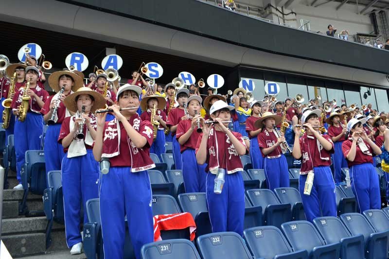 美爆音ＶＳ市船ソウル　習志野と市船橋の強豪対決、スタンド応援も熱気　第１０５回全国高校野球　千葉大会　第１１日