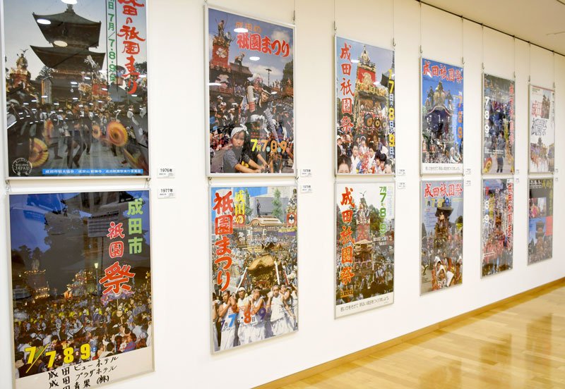 成田祇園祭前に機運ＵＰ　山車と屋台ミニ模型展示　成田市　スカイタウンギャラリー