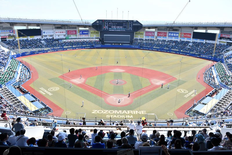 決勝の舞台となるＺＯＺＯマリンスタジアム
