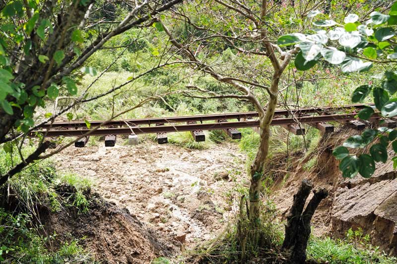 いすみ鉄道で土砂流出、線路が宙に浮く　西畑―上総中野間　復旧の見込み立たず