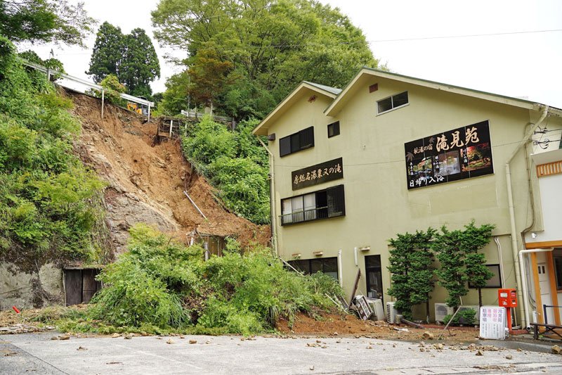 紅葉シーズン前の１１月２日再開　台風１３号で被災の旅館「滝見苑」　名所・養老渓谷、復興へまた一歩