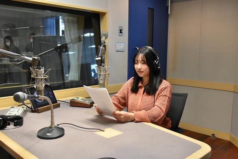 最優秀賞に輝いた今泉さん＝千葉市美浜区
