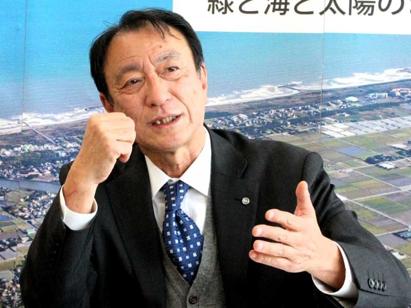 一宮町の馬淵町長