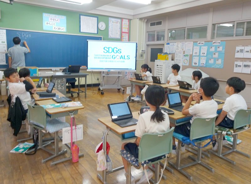 横芝光町立日吉小学校のＮＩＥ活動
