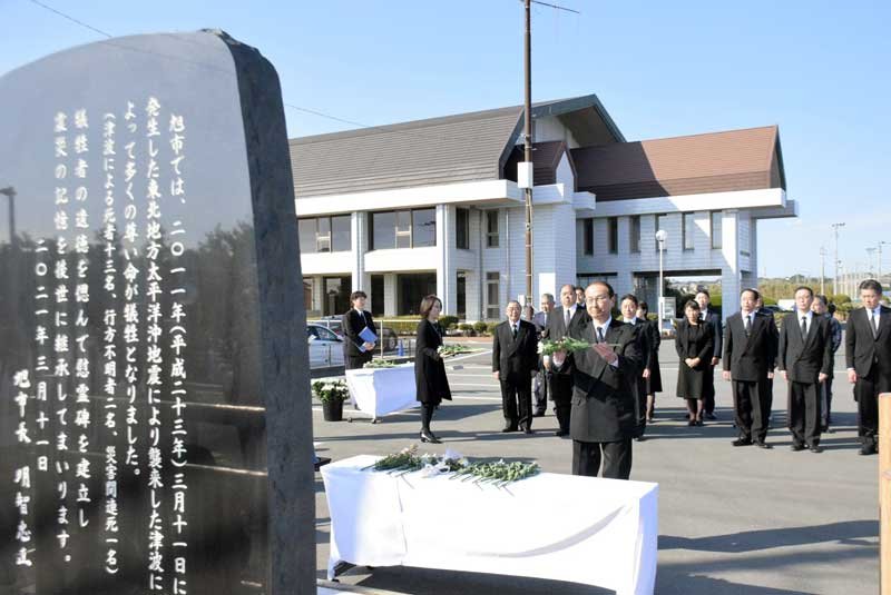 東日本大震災１３年　千葉県内最大の被災地・旭で鎮魂の祈り　津波で死者・行方不明者１６人　教訓、後世に継承
