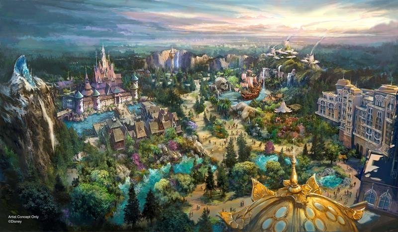 ６月６日にオープンするファンタジースプリングスのイメージ（オリエンタルランド提供）
