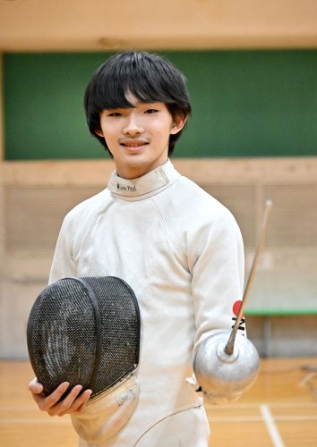 初出場のインカレで優勝。４年後のロサンゼルス五輪を目指す安井琥珀＝松戸市