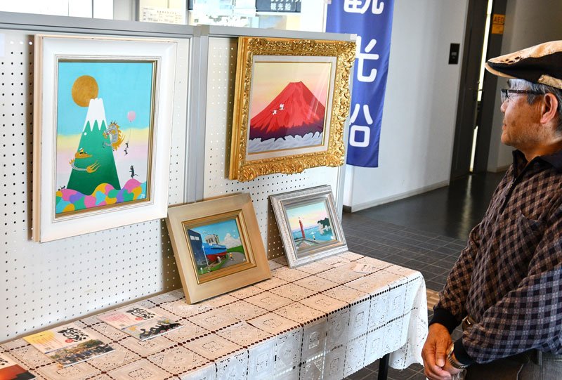 佐原の日常　温かいタッチで　香取出身　画家・松井さん　水の郷さわらで油彩画展