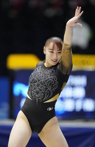 体操・宮田笙子選手「団体メダルを」　パリ五輪代表、印西市訪問　海外経験値、順大監督が太鼓判