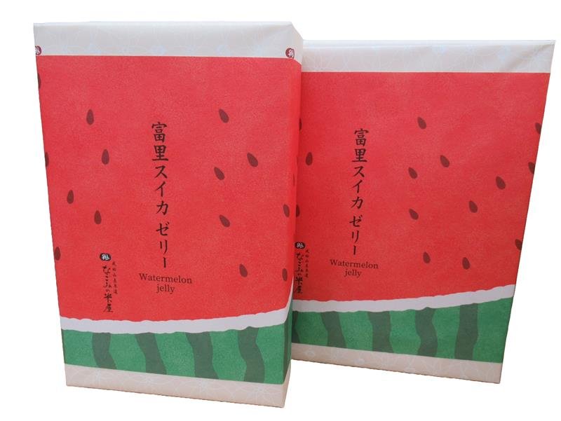 甘くみずみずしい…　富里スイカゼリーいかが　旬の味生かし新商品販売、売り切れ次第終了　米屋