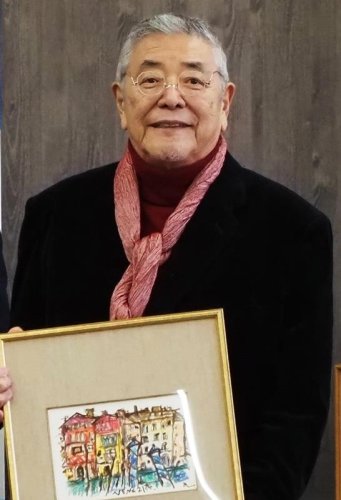 中尾彬さんしのび作品展　自作含め寄贈品６０点披露　木更津市出身、市のＰＲ大使務める