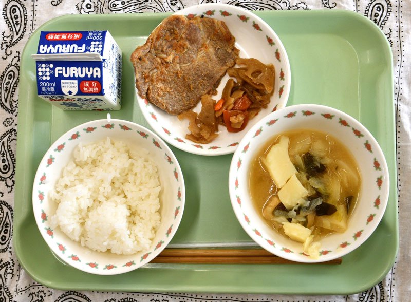 特別栽培米おいしいよ　神崎　小中で給食提供スタート