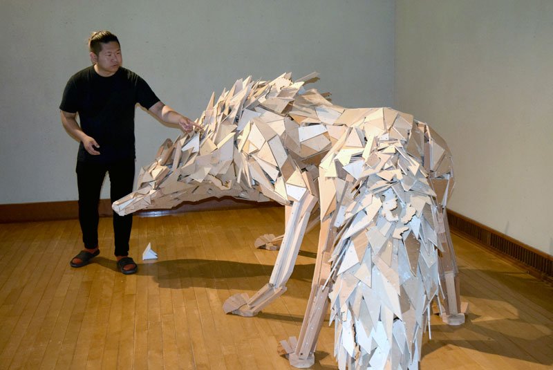 廃材生まれの　“動物”現る！　実寸大で陸　海　空　船橋・アンデルセン公園企画展