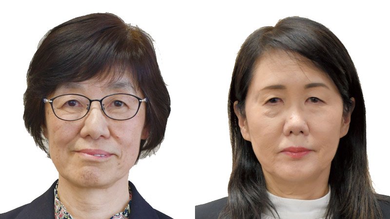 （左から届け出順に）岩波初美氏、芝田裕美氏