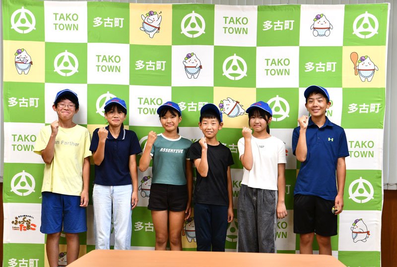 快挙報告、活躍誓う　スナッグゴルフで全国大会　久賀小と多古第一小