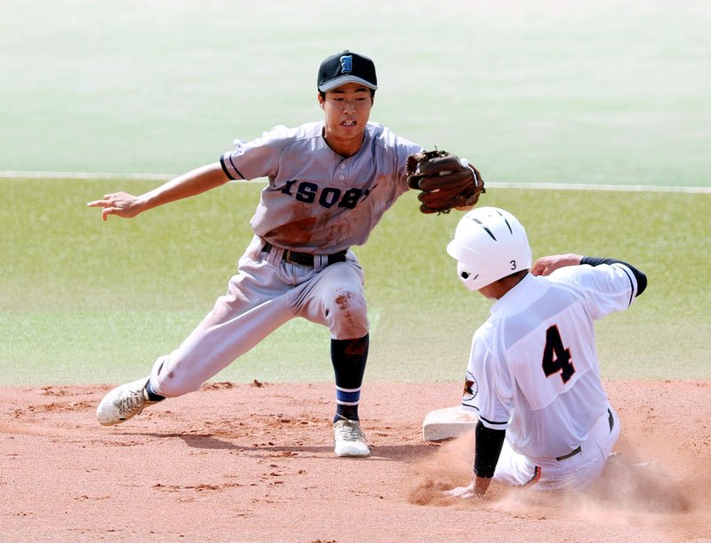 双子の夏終わる　磯辺・内海緑紀、寿紀　第１０７回全国高校野球　千葉大会　第１０日