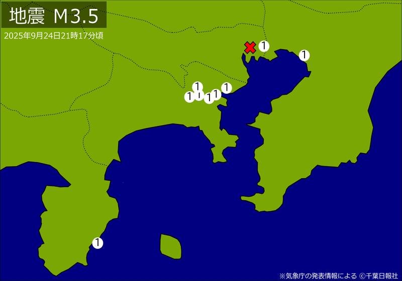震度分布図