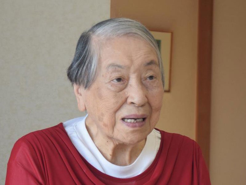 堂本暁子元千葉県知事＝２０２２年９月、千葉市