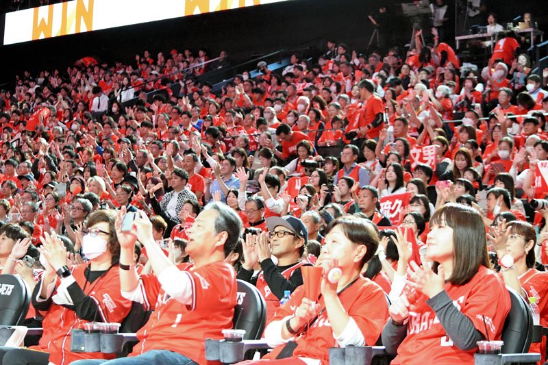 千葉ジェッツ、ホーム開幕戦白星　本拠地ららアリーナ熱狂、１万人超ブースター