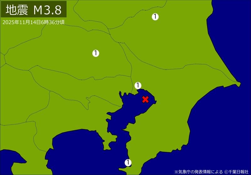 震度分布図