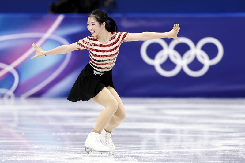 五輪デビュー「ぜひ金を」　フィギュアＳＰ　中井亜美選手に市民ら声援　ゆかりの市川でＰＶ沸く