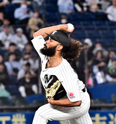 オリックス戦に先発した千葉ロッテ・ジャクソン＝ＺＯＺＯマリン