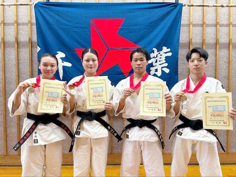 男子桜林　女子志学館Ｖ　少林寺拳法　千葉県高校総体